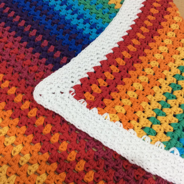 Rainbow crochet hot set