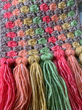 COTTON POD Crochet Kit ~ Spring Meadow Scarf (3 colourways)