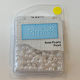 Buy Trimits 4mm Pearls Pearl Beads from Cotton Pod UK