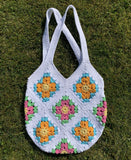 COTTON POD Sundrop Flower Granny Square Bag ~ Crochet Pattern (PDF DOWNLOAD)