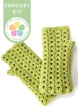 Whitstable Wrist Warmers Crochet Kit